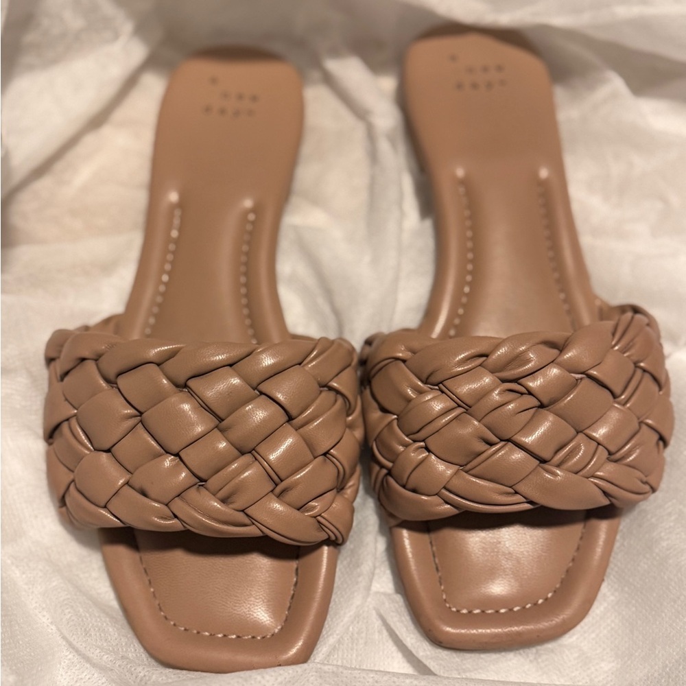 A New Day Women's Tan Woven Sandals - Picture 4 of 6
